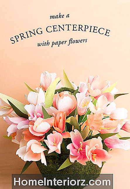 Papierblumen-Frühlings-Mittelstück