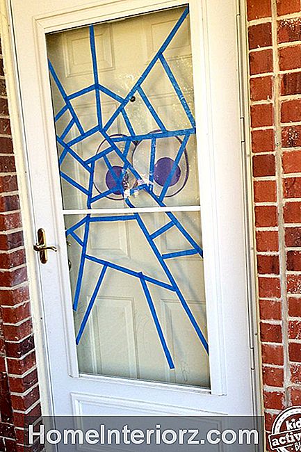 Halloween Spider Web Door