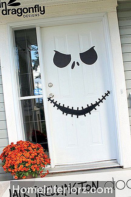 Jack Skellington Halloween Door