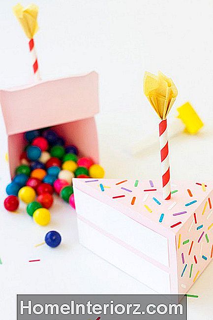 DIY születésnapi torta doboz
