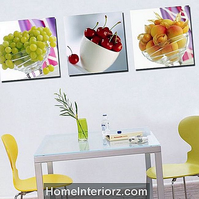 vaisių nuotraukos virš lentelės
