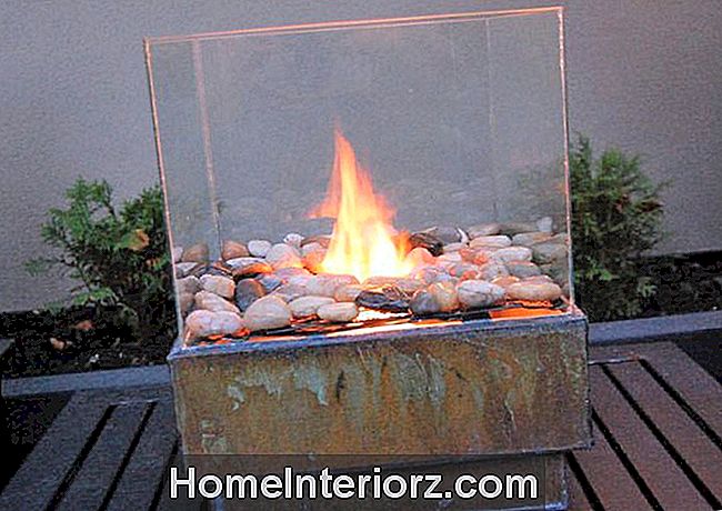Стеклянная и металлическая DIY огневая яма