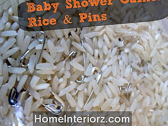 Rice Baby Shower Pins Spel
